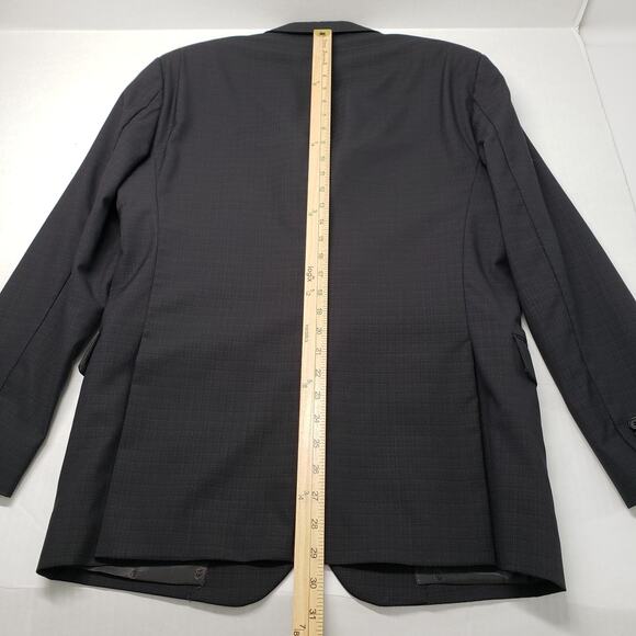 John Varvatos Star USA Mens 40R Gray Sport Coat Jacket Suit Blazer Wool 2-Button - Picture 7 of 16